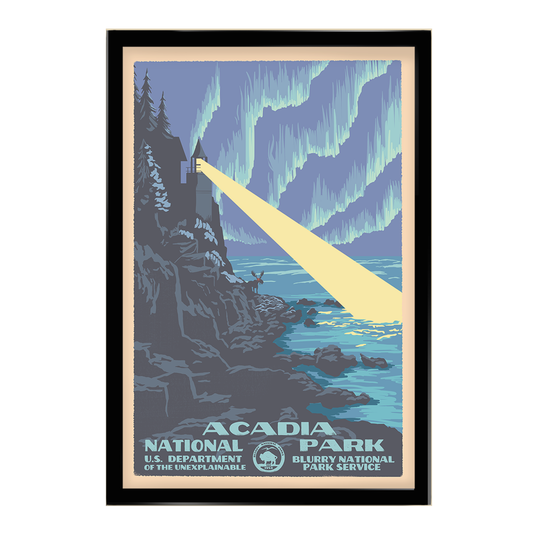 Blurry National Parks: Blurry National Parks: Acadia (Specter Moose)