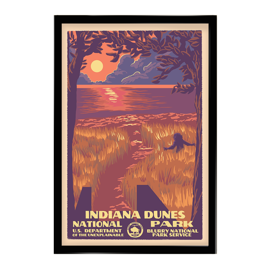 Blurry National Parks: Indiana Dunes (Bigfoot)