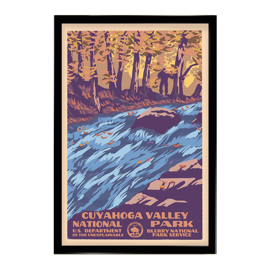 Blurry National Parks: Cuyahoga Valley (Bigfoot)