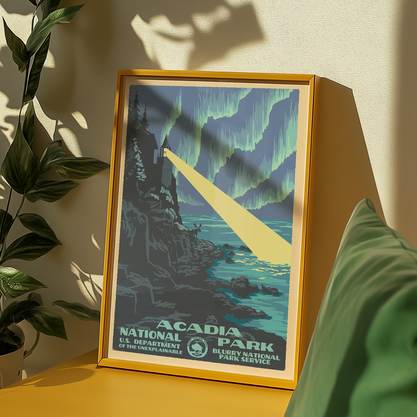 Blurry National Parks: Blurry National Parks: Acadia (Specter Moose)