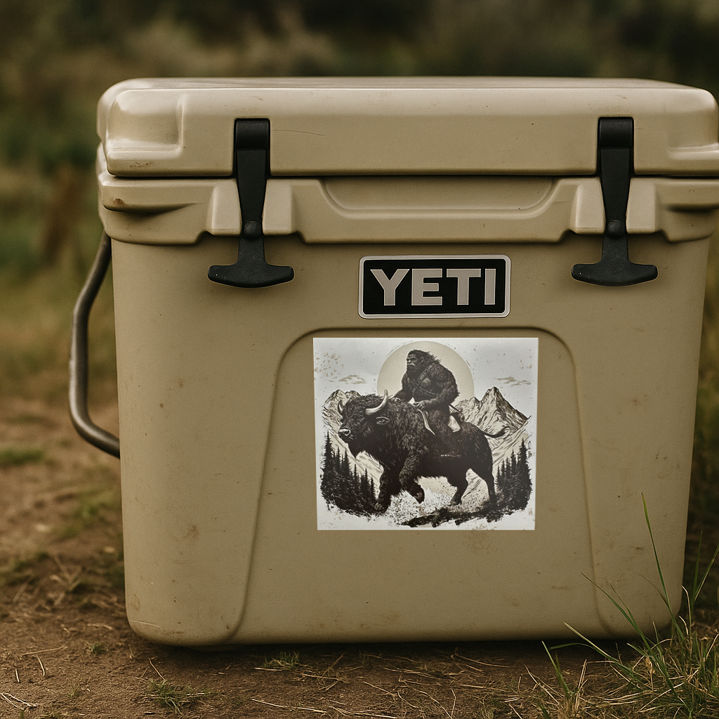 Bigfoot Buffalo Soldier Decal Sticker