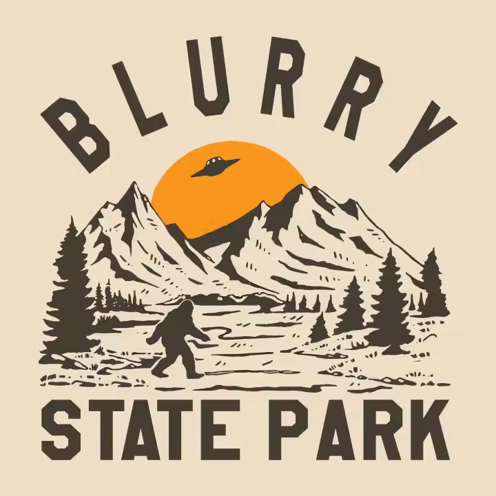 Blurry State Park Sticker