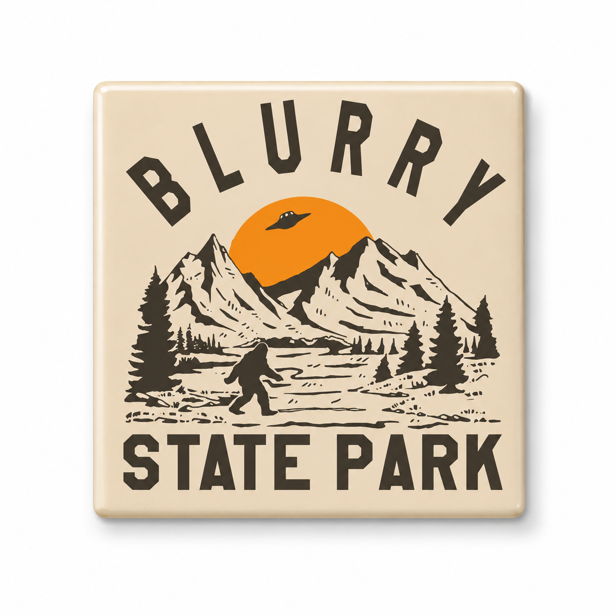 Blurry State Park Magnet