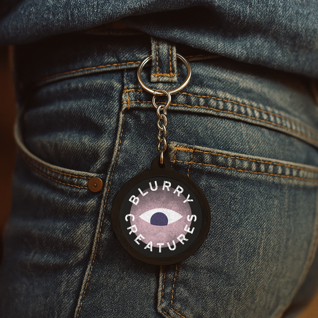 Blurry Creatures Keychain