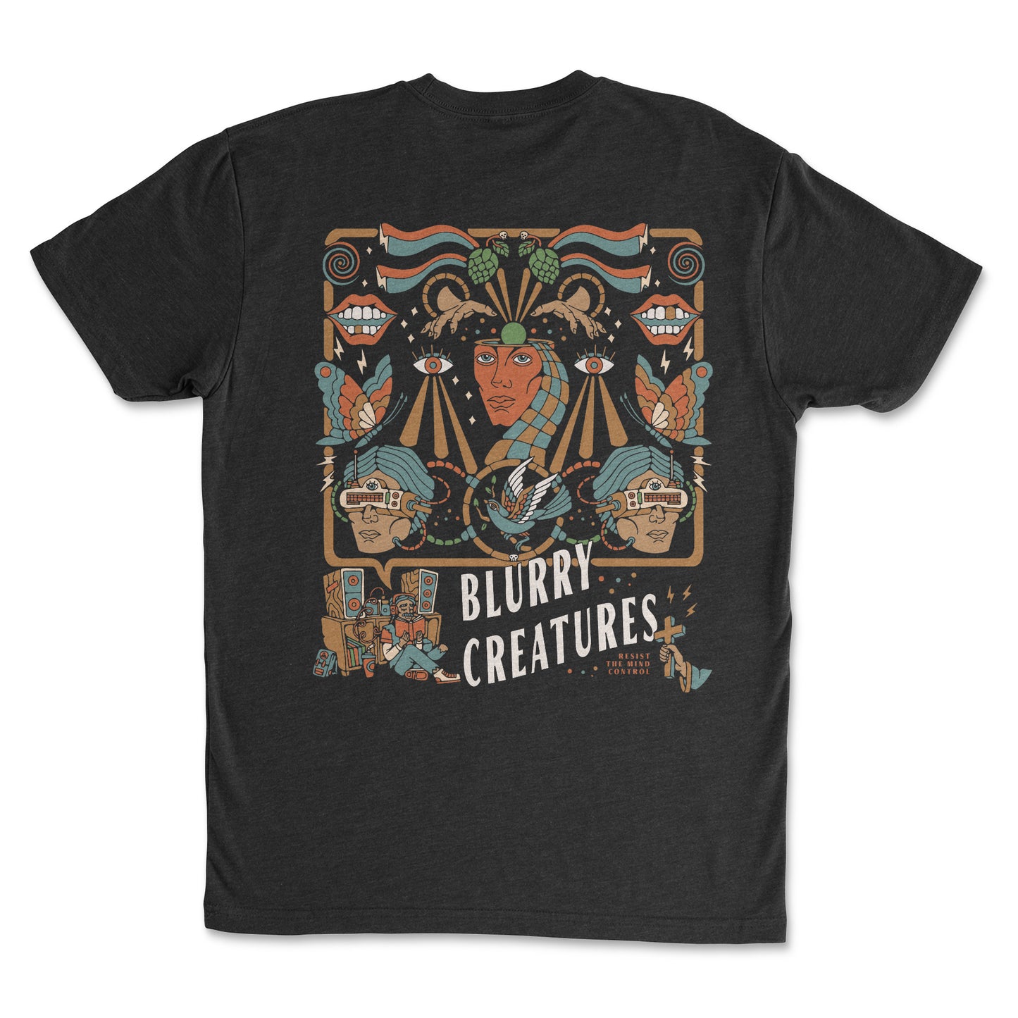 Sword and Pencil Mind Control Pocket Tee (PRE-ORDER)