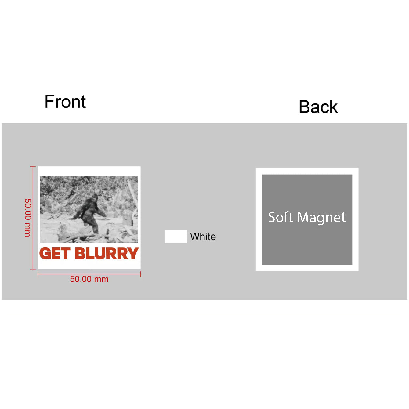 Get Blurry Fridge Magnet