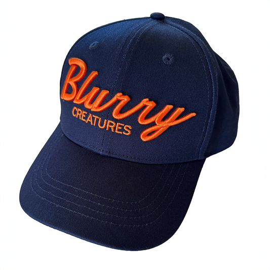 Griswold Blurry Creatures Logo Snapback Hat-Navy