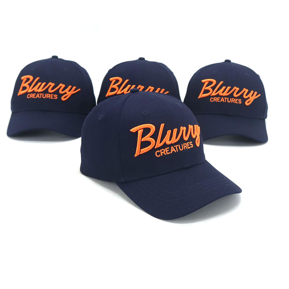 Griswold Blurry Creatures Logo Snapback Hat-Navy