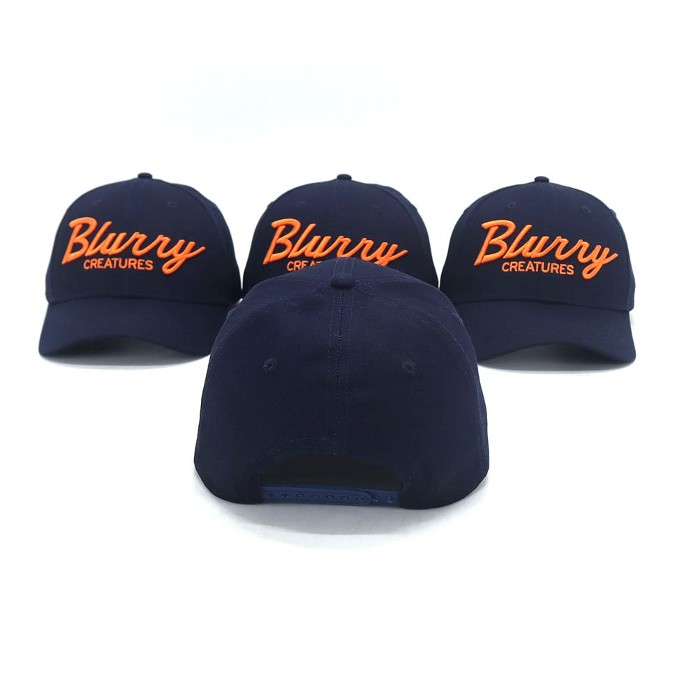 Griswold Blurry Creatures Logo Snapback Hat-Navy