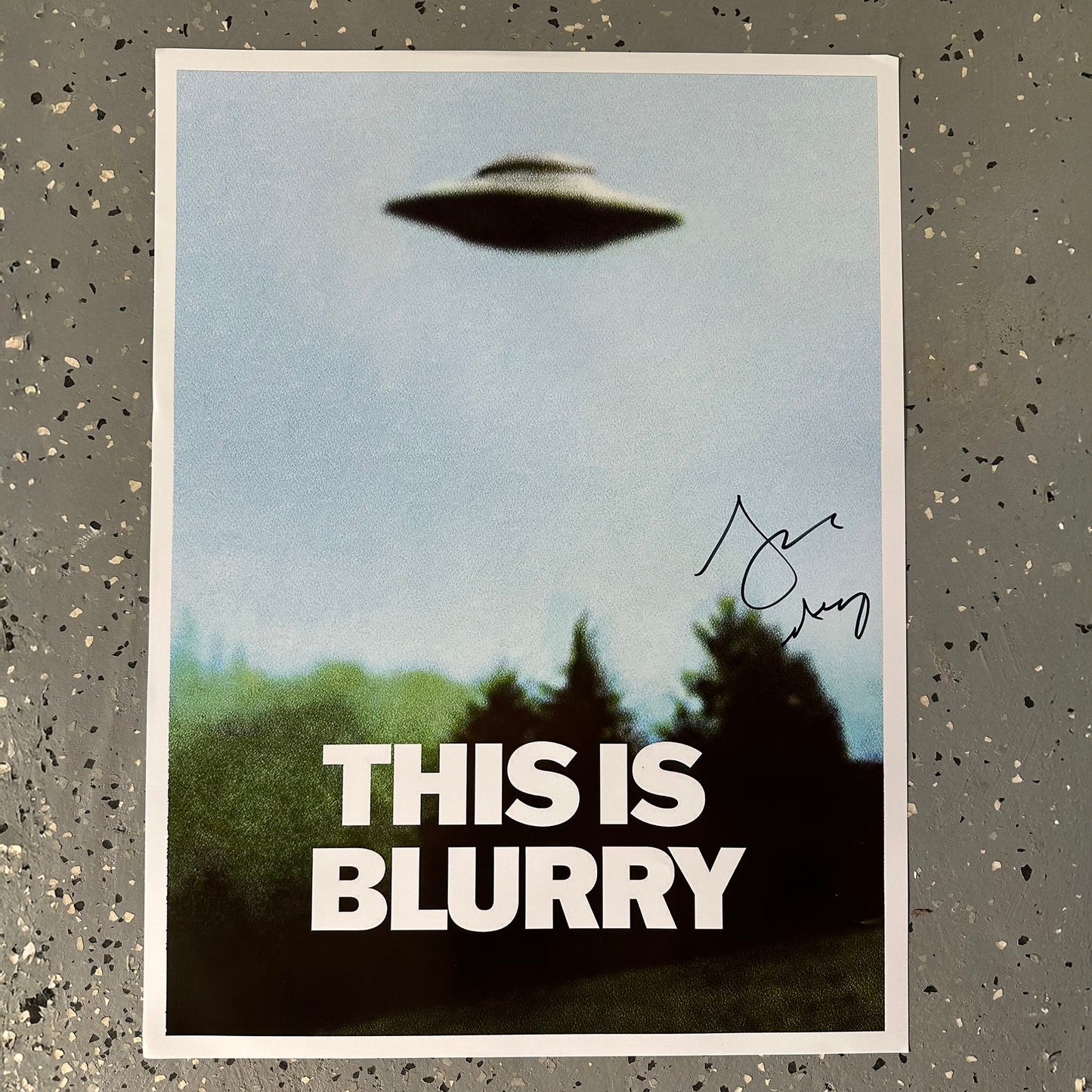 This is Blurry Poster (Signed & Unsigned)