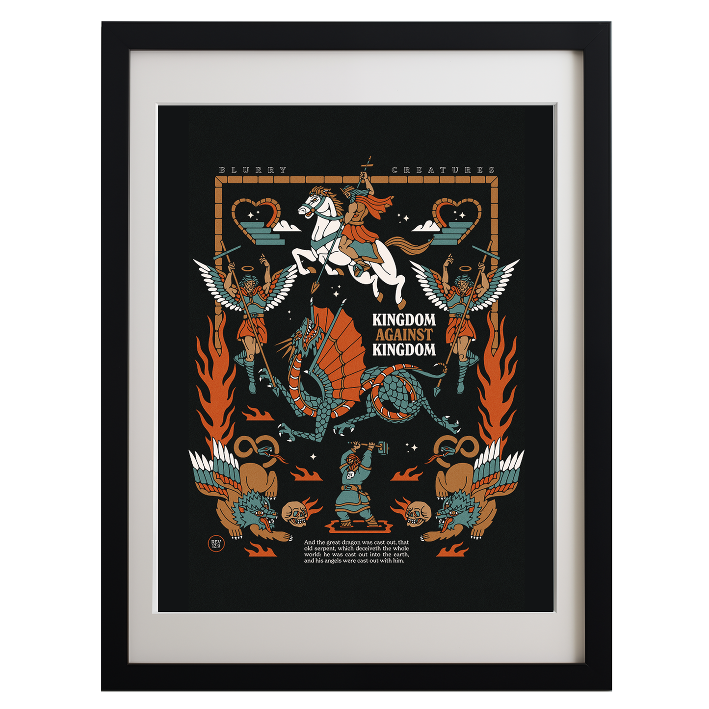 'Kingdom Against Kingdom' Signed Gallery Print