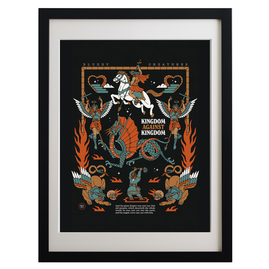 'Kingdom Against Kingdom' Signed Gallery Print