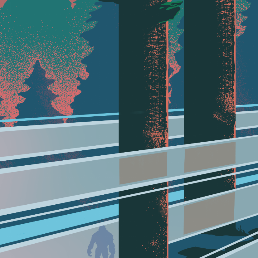 Blurry National Parks: Sequoia (Sasquatch)