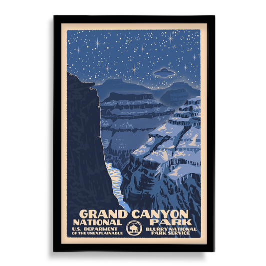 Blurry National Parks: Grand Canyon (UFO)
