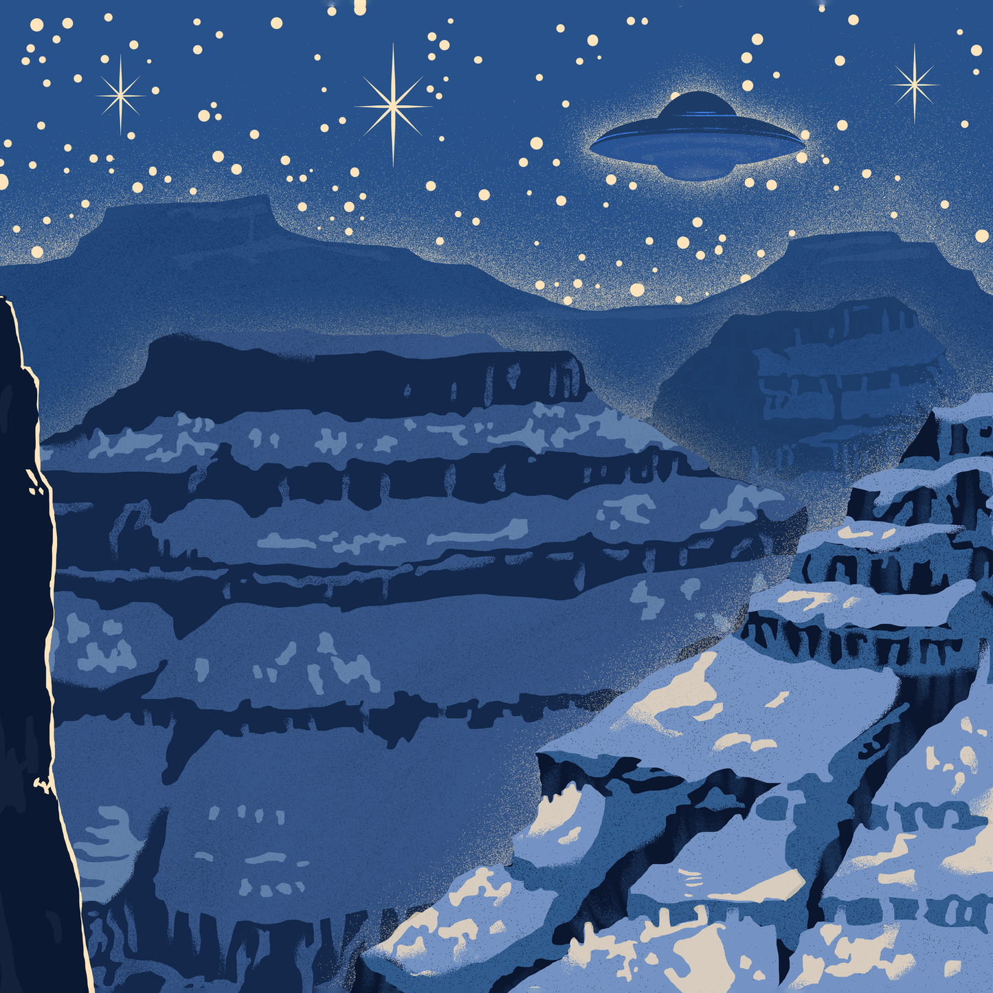 Blurry National Parks: Grand Canyon (UFO)