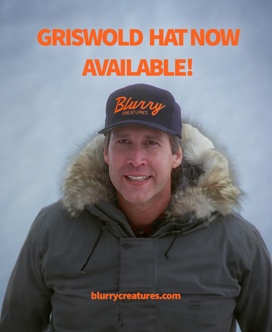 Griswold Blurry Creatures Logo Snapback Hat-Navy
