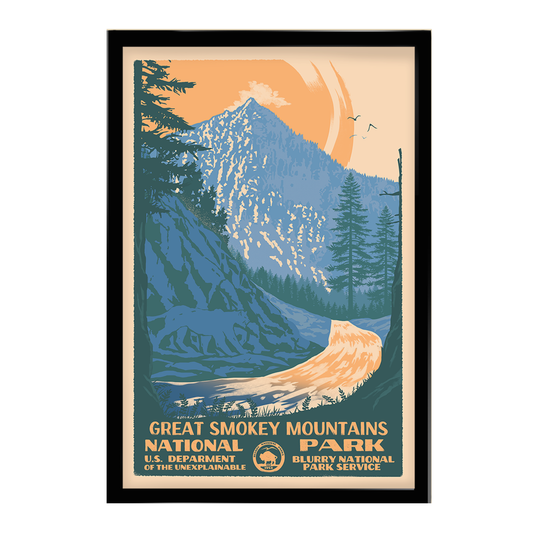 Blurry National Parks: Great Smokey Mountains (Wampus Cat)