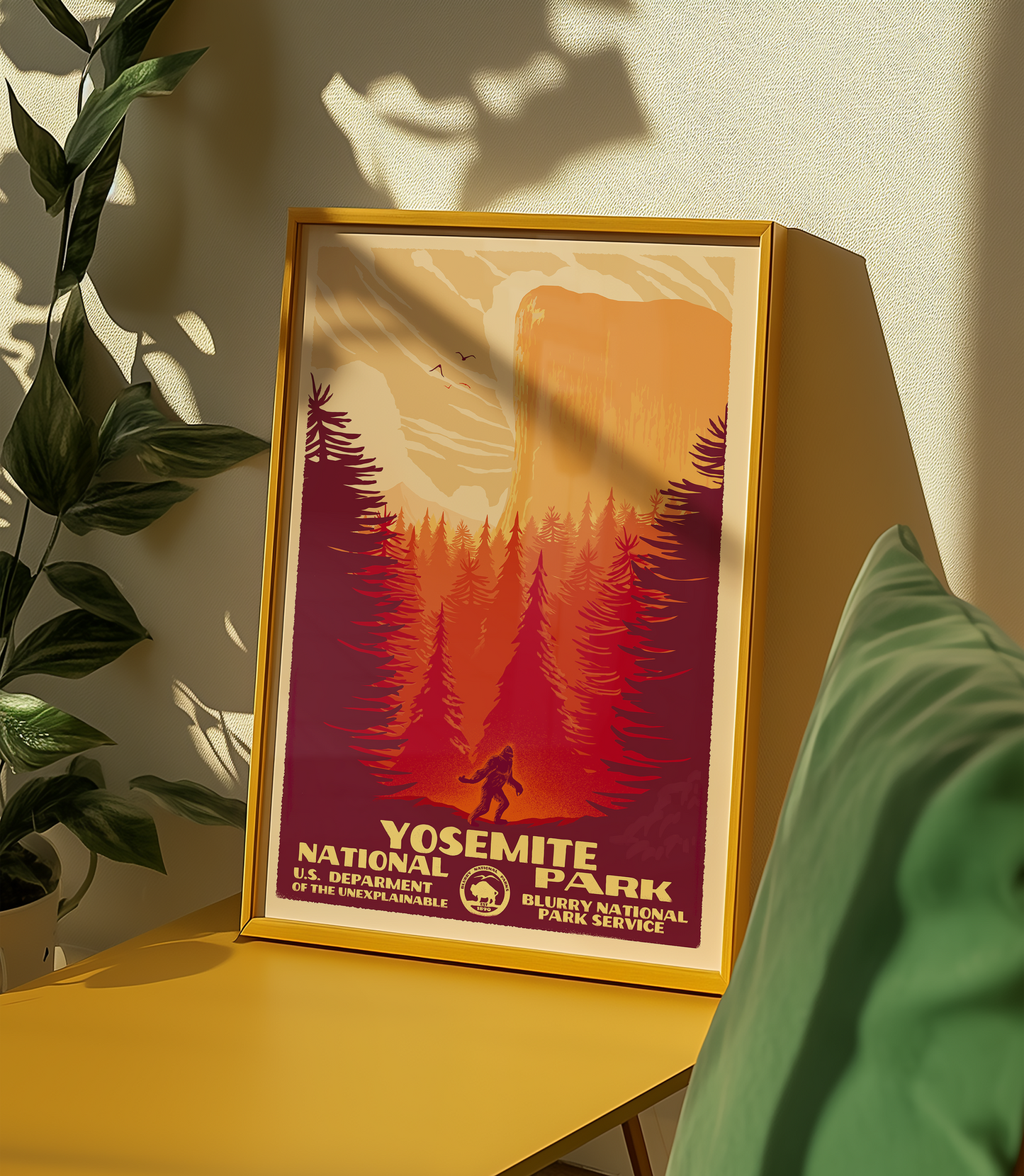 Blurry National Parks: Yosemite (Bigfoot)