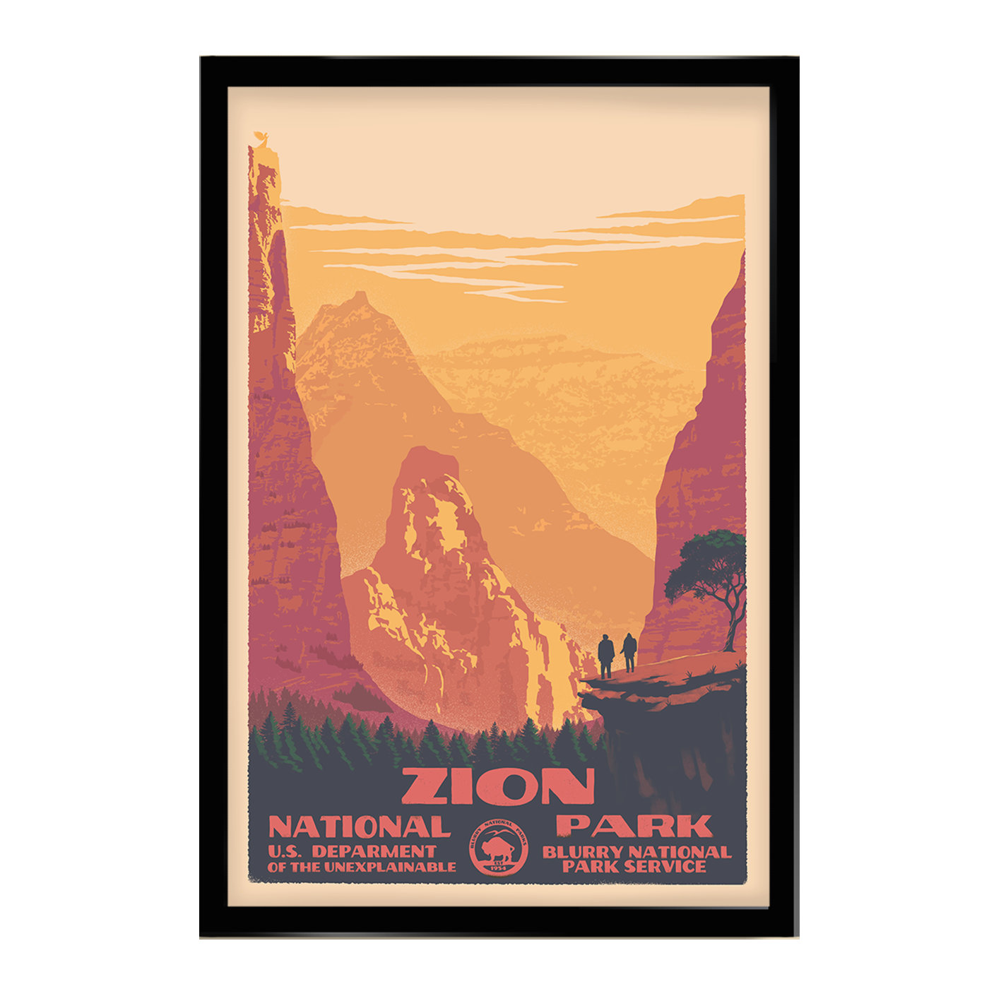 Mix & Match 4 - Blurry National Parks Prints