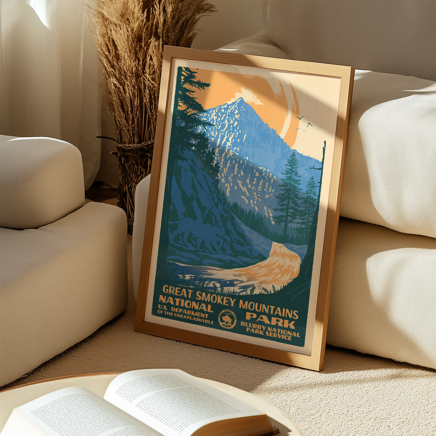 Blurry National Parks: Great Smokey Mountains (Wampus Cat)