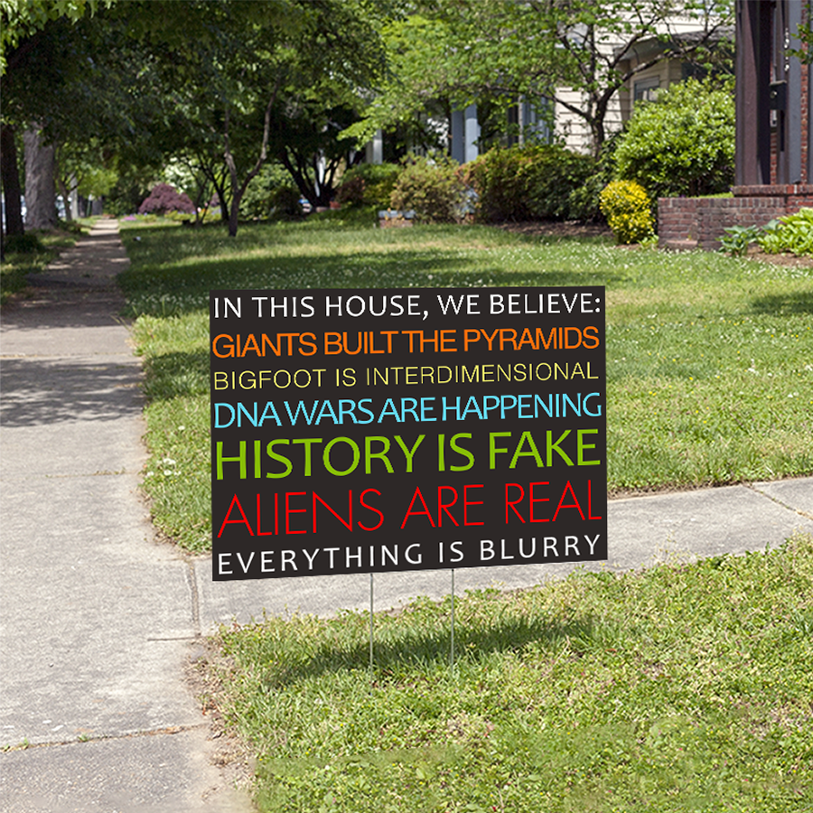 Blurry Yard Sign (US Shipping Only)