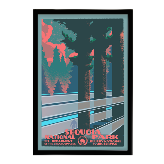 Blurry National Parks: Sequoia (Sasquatch)