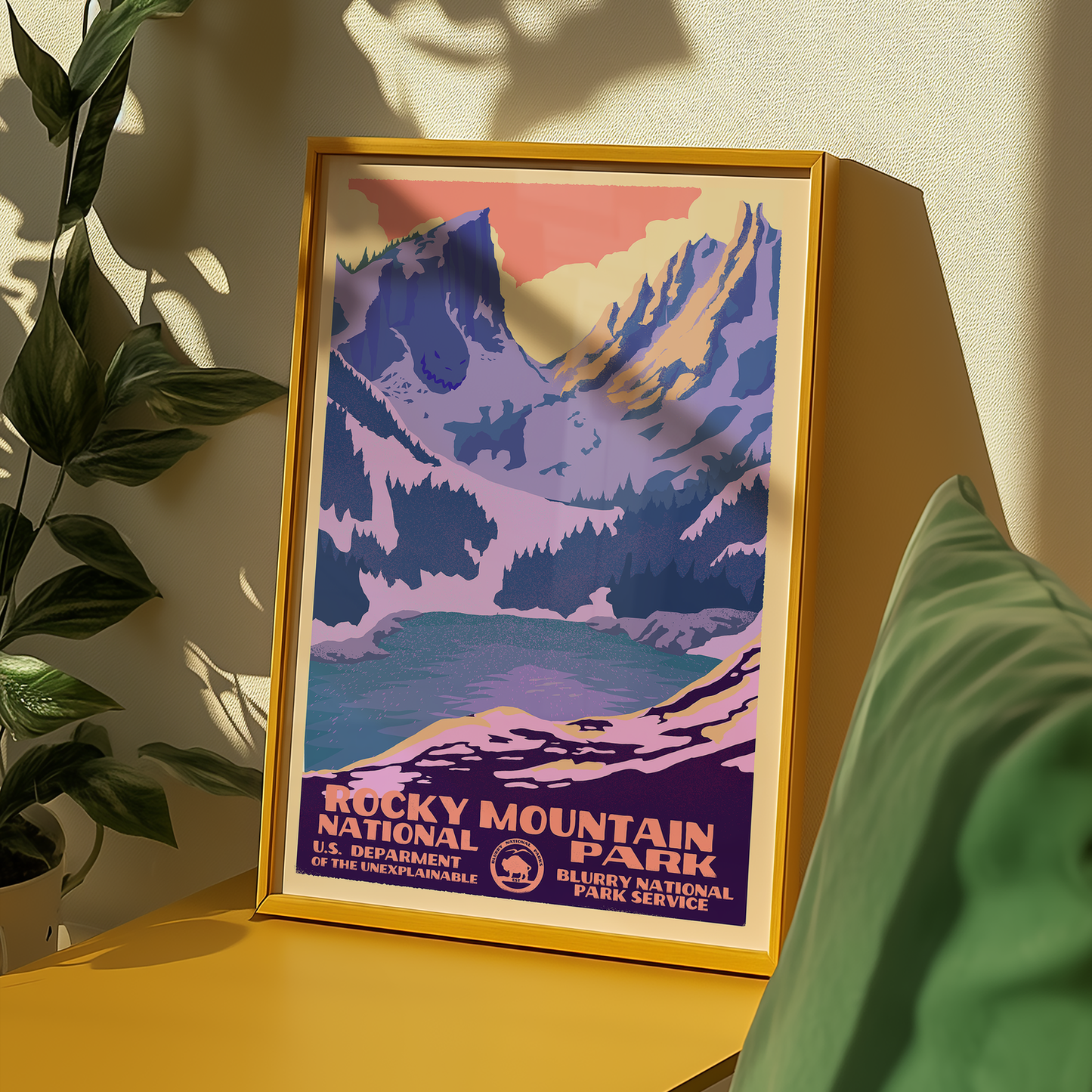 Blurry National Parks: Rocky Mountain (Slide-Rock Bolter)