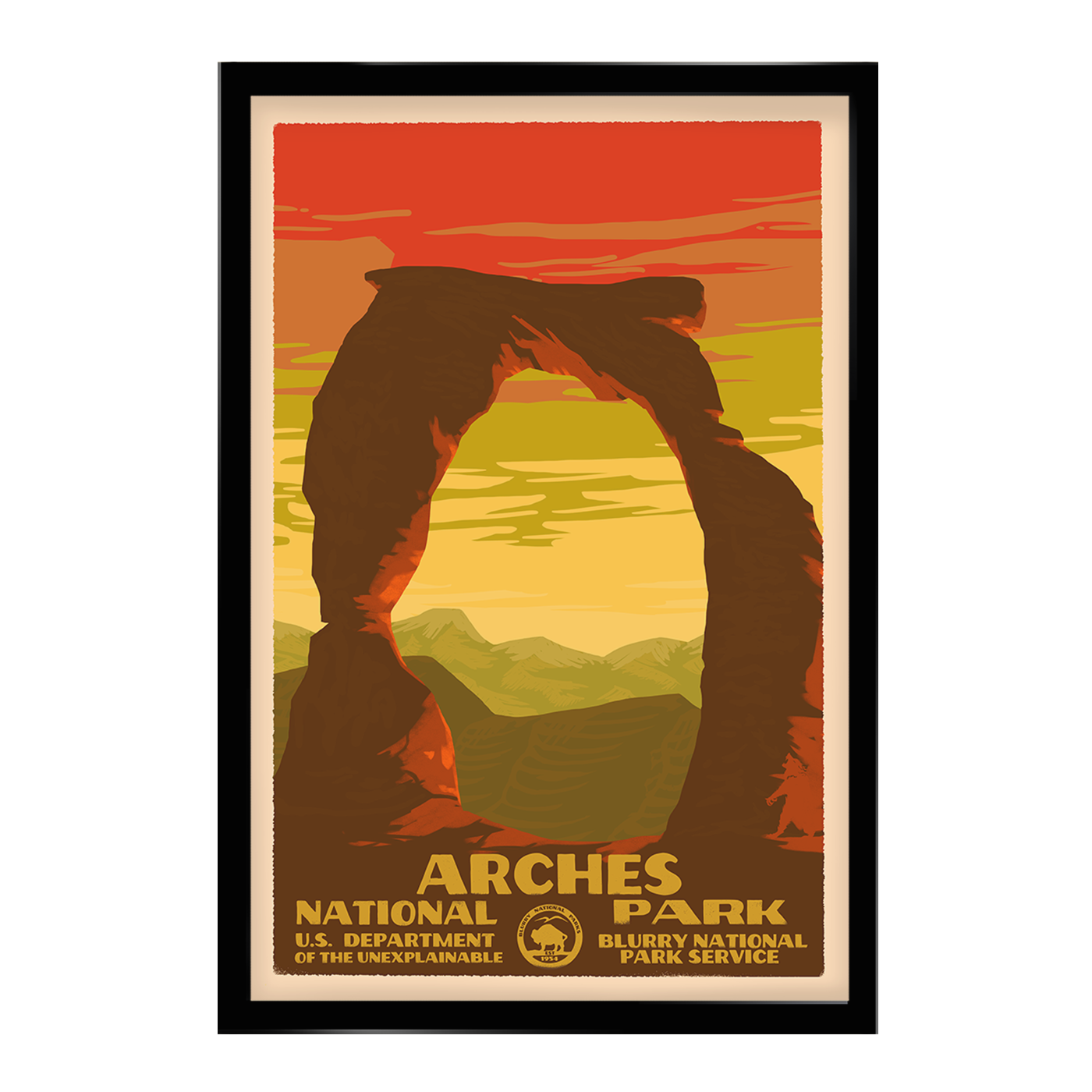 Mix & Match 4 - Blurry National Parks Prints