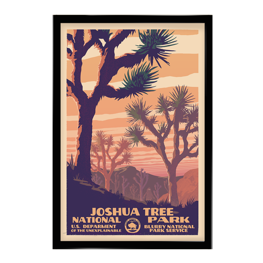 Blurry National Parks: Joshua Tree (Yucca Man)