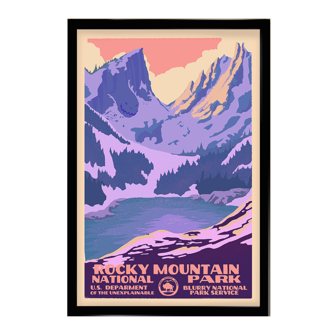 Mix & Match 4 - Blurry National Parks Prints