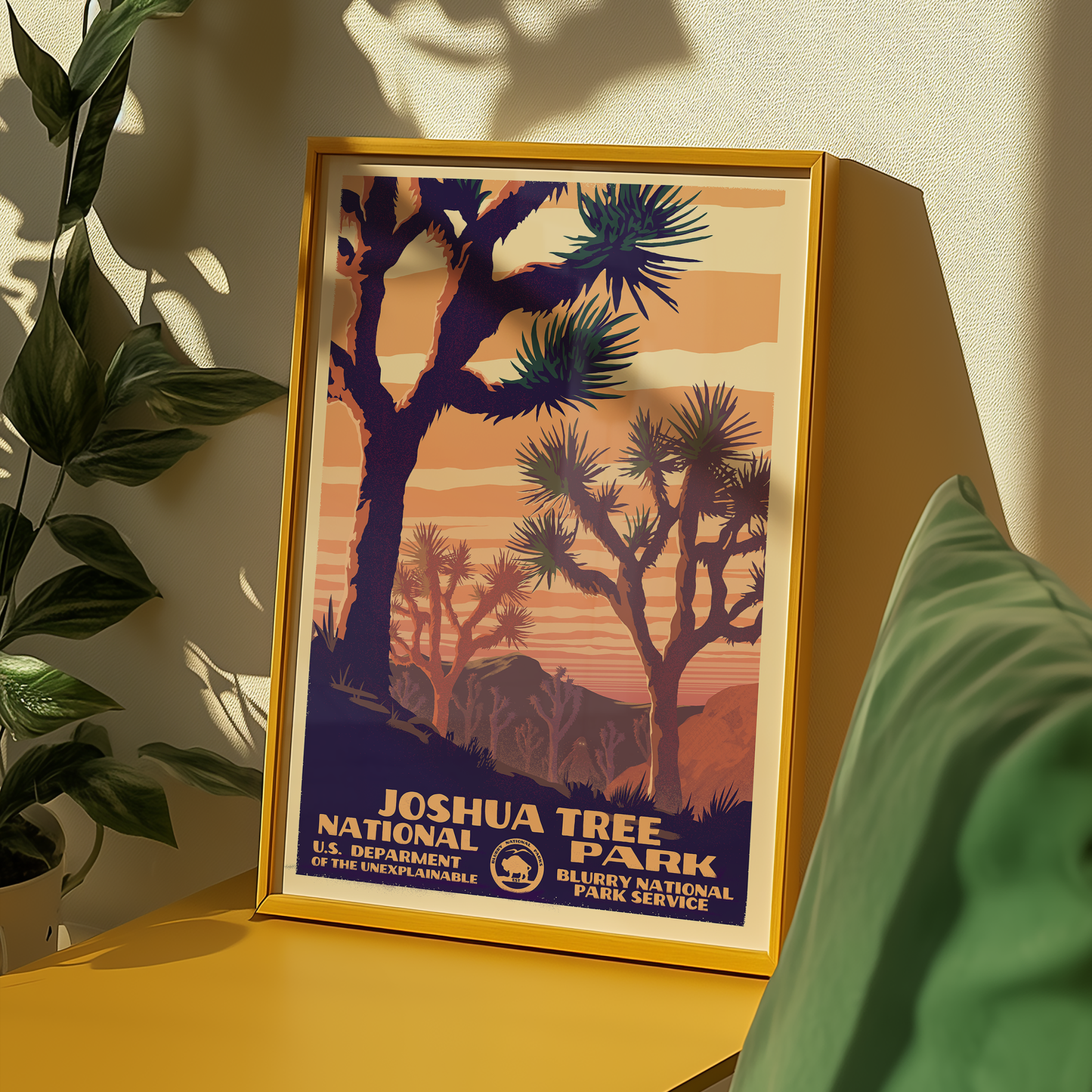 Blurry National Parks: Joshua Tree (Yucca Man)