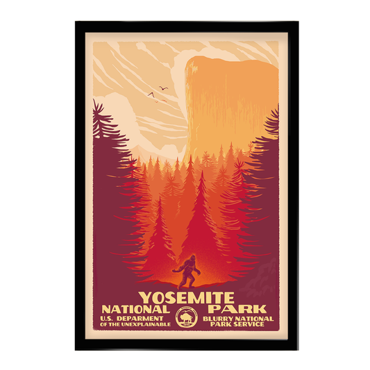 Blurry National Parks: Yosemite (Bigfoot)
