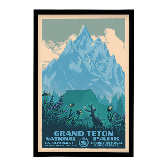 Blurry National Parks: Grand Tetons (Jackalope)