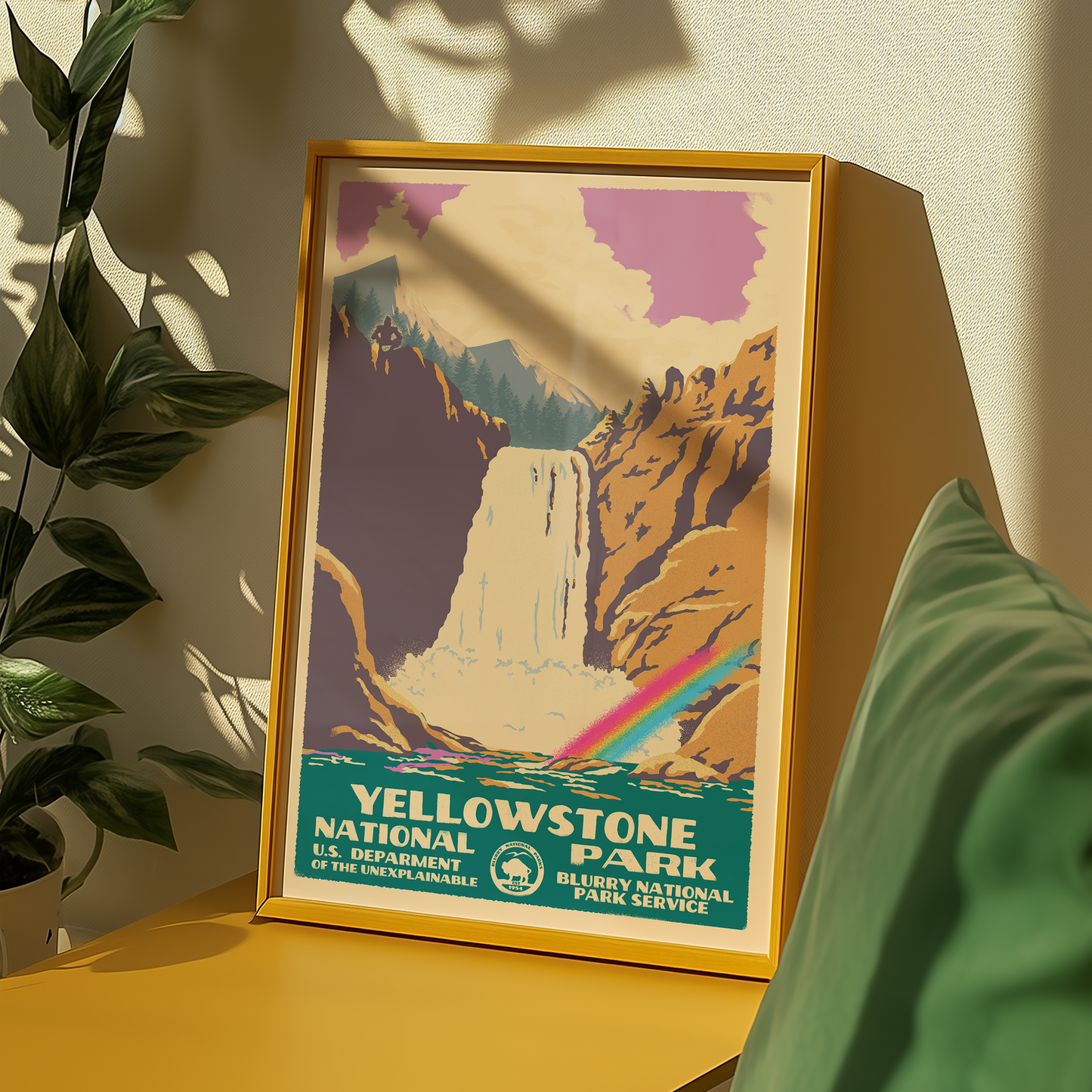 Blurry National Parks: Yellowstone (Sasquatch)