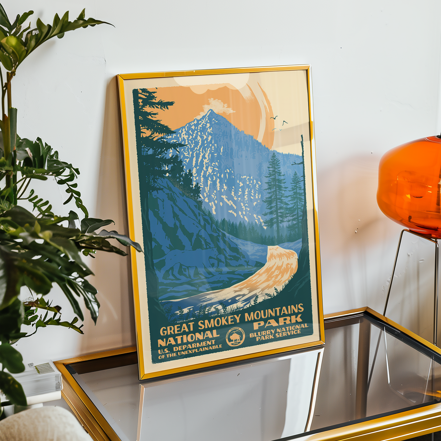 Blurry National Parks: Great Smokey Mountains (Wampus Cat)