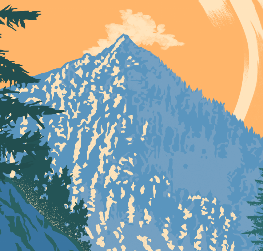 Blurry National Parks: Great Smokey Mountains (Wampus Cat)