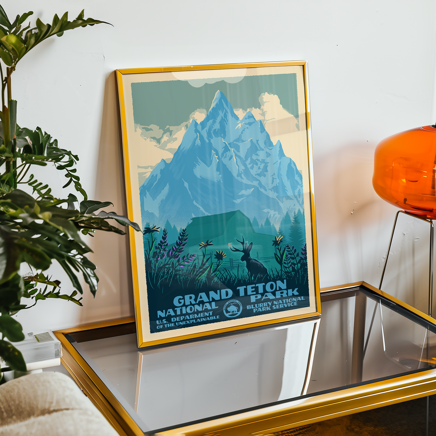 Blurry National Parks: Grand Tetons (Jackalope)