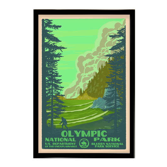 Blurry National Parks: Olympic (Sasquatch)
