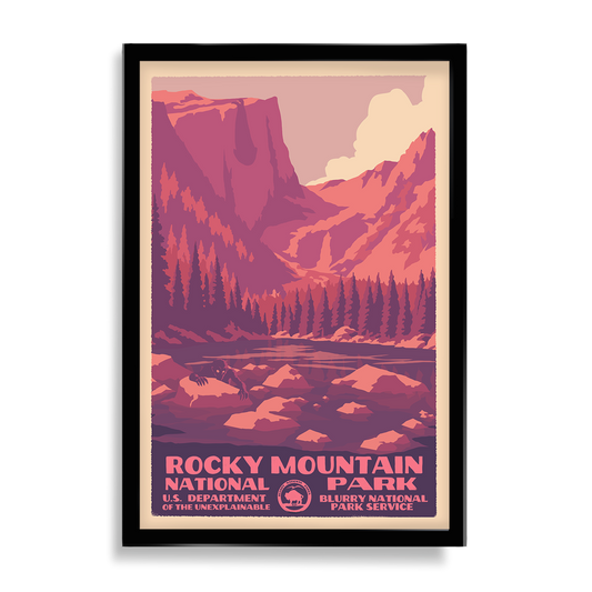 NEW Blurry National Parks: Rocky Mountain (Tommyknocker)