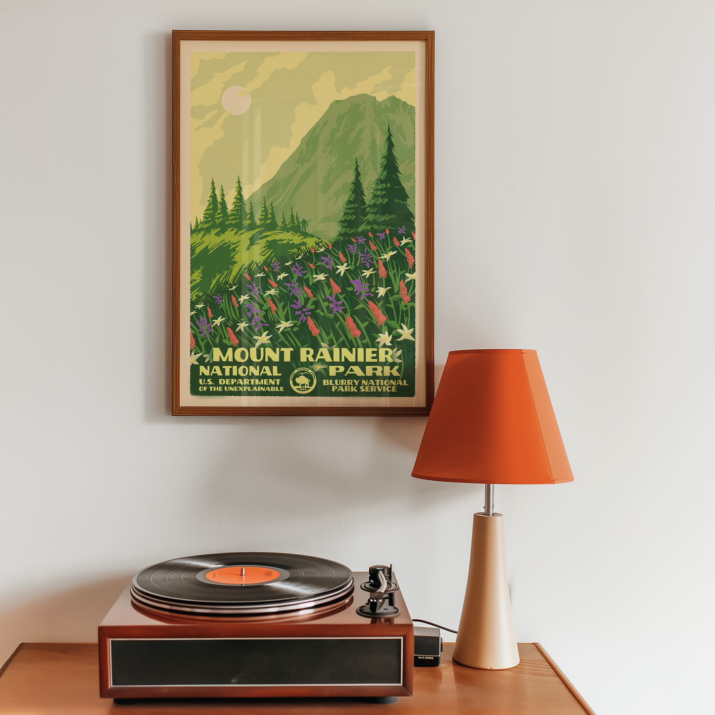 Blurry National Parks: Mount Rainier (Sasquatch)