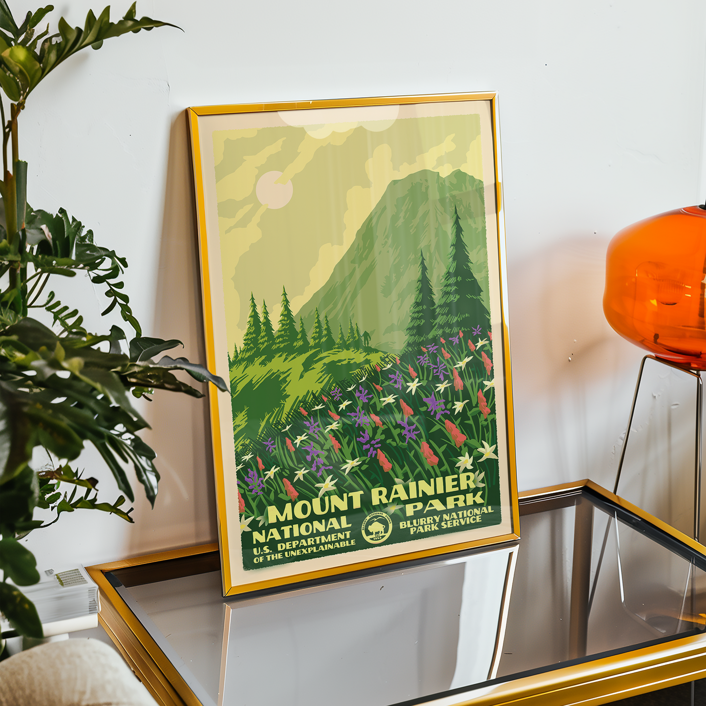 Blurry National Parks: Mount Rainier (Sasquatch)