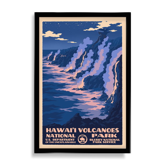 NEW Blurry National Parks: Hawai‘i Volcanoes (Pele)