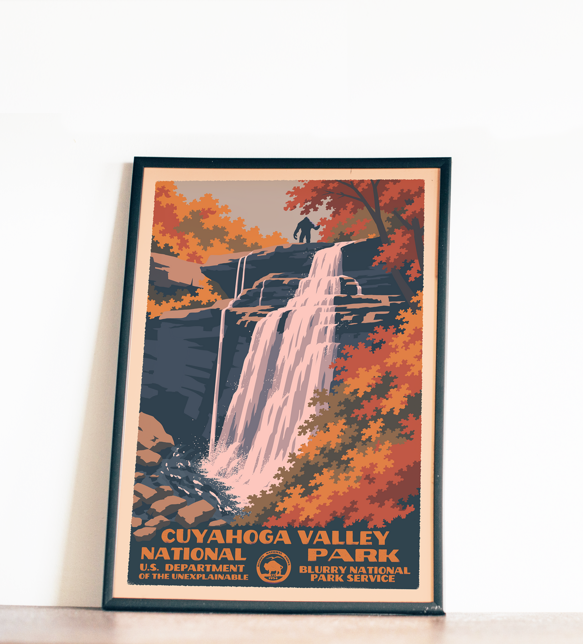 NEW Blurry National Parks: Cuyahoga Valley (Bigfoot)