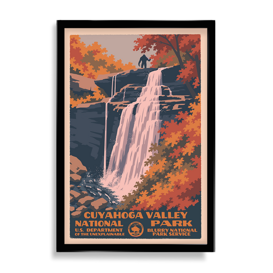NEW Blurry National Parks: Cuyahoga Valley (Bigfoot)