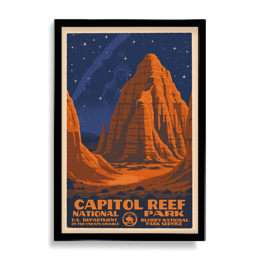 NEW Blurry National Parks: Capitol Reef (Fremont Spirit)