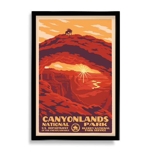 NEW Blurry National Parks: Canyonlands (Skinwalker)