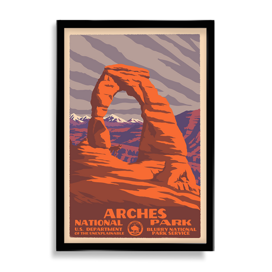 NEW Blurry National Parks: Arches (Skinwalker)