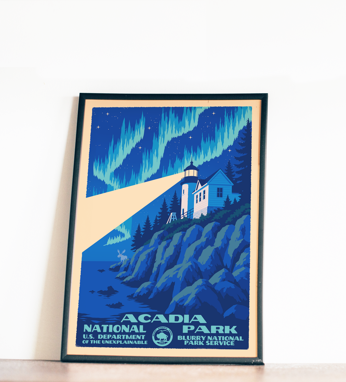 NEW Blurry National Parks: Blurry National Parks: Acadia (Specter Moose)