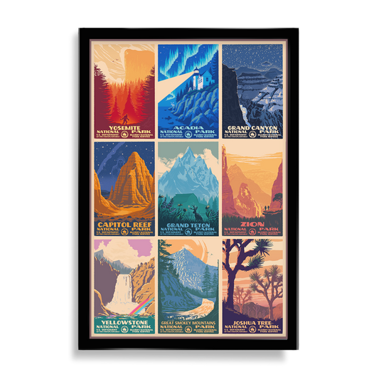 NEW Blurry National Parks: COLLAGE