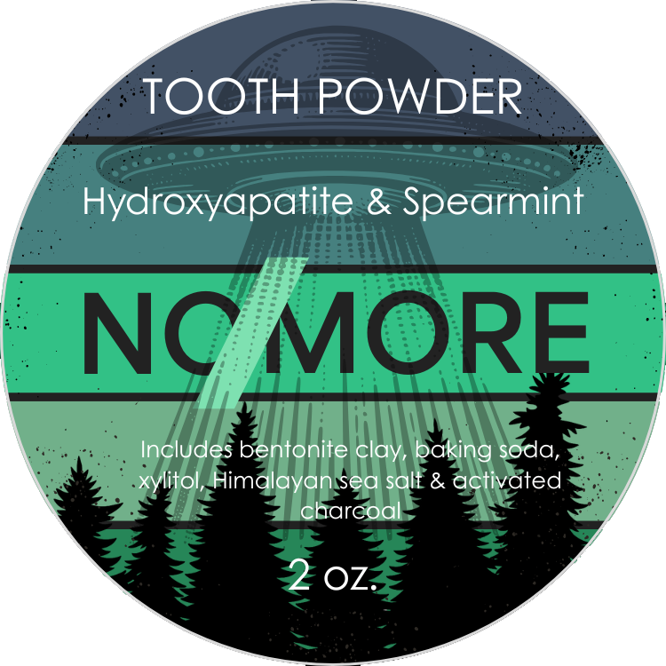 Blurry Creatures Spearmint Tooth Powder with Charcoal (2 oz)